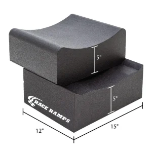 Race Ramps Adjustable Height 10 in. High Wheel Cribs RR-WC-10-2