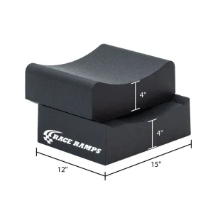 Race Ramps Adjustable Height 8 in. High Wheel Cribs RR-WC-8-2