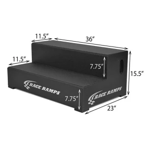 Race Ramps 36 in. 2-Step Trailer Step RR-2STEP-36
