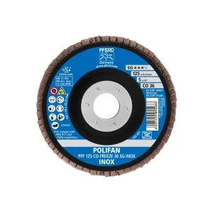 PFERD 61007 Grinding Wheel, 9″ x 1/4 x 5/8-11, PSF STEELOX, T27, Aluminum oxide, 10/BOX