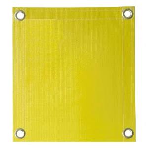 Tillman 6111066 6′ X 6′ Yellow Fire Retardant Poly Coated Vinyl Screen (1 Panel)