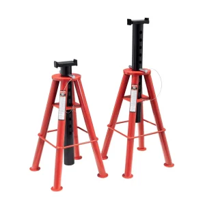 Sunex 10 Ton High Height Pin Type Jack Stands Pair 1410