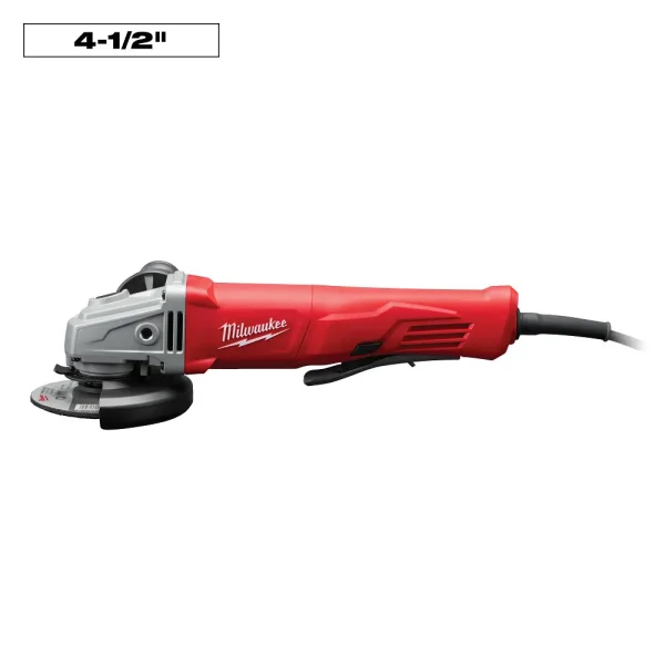 MILWAUKEE® TOOL 6142-30 4-1/2 in. Small Angle Grinder w/ Paddle, Lock-On