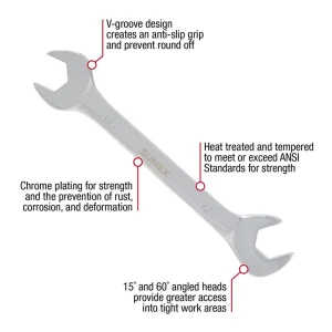 Sunex 14 Pc. Full Polish Metric Angle Head Wrench Set 9914MA