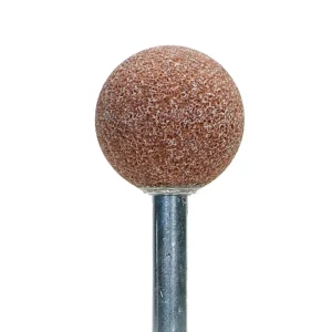 Norton 1 x 1/4 In. Gemini Vitrified Bond Mounted Point A25 38A M 60 Grit 5 Count