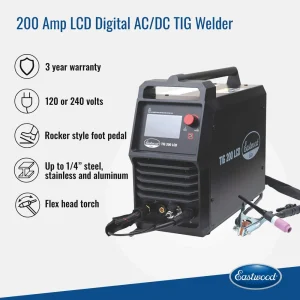 Eastwood Elite 200 Amp LCD Digital AC/DC TIG Welder