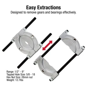 Sunex Bearing Splitter 1/2 in. to 9 in. 57BS5