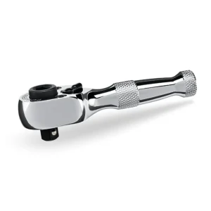 Powerbuilt 1/4 In. Drive 72 Tooth Dual Head Stubby Ratchet 940478