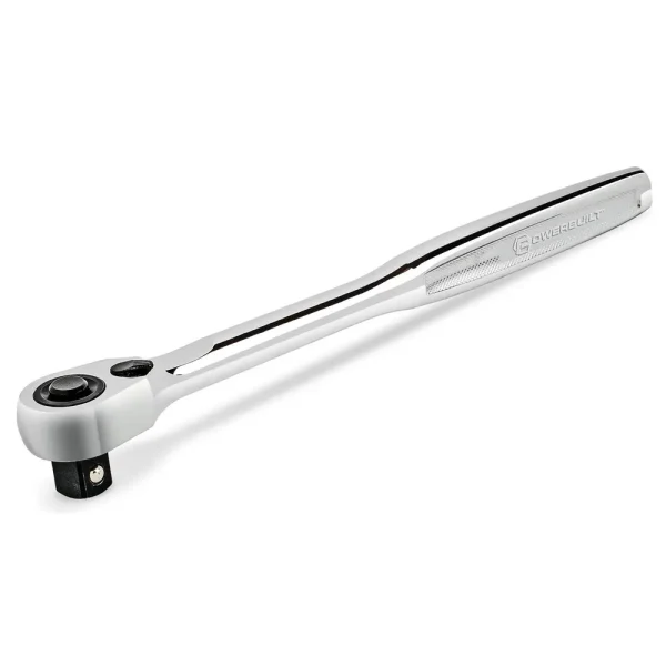 Powerbuilt 3/8 In. Drive 72 Tooth Pro Tech Ratchet with Contour Handle 649969