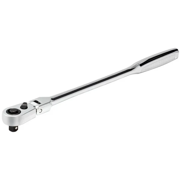 Powerbuilt 1/4 In. Drive 72 Tooth Pro Tech 9 In. Long Reach Flex Head Ratchet 649951