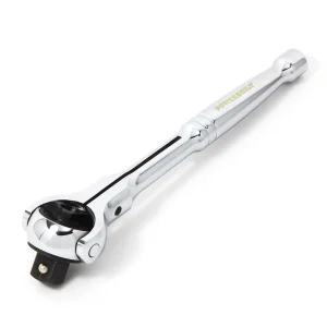 Powerbuilt 3/8 In. Drive Compact Swivel Head Ratchet 649941