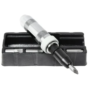 Powerbuilt 1/2 In. Drive Impact Driver with Steel Bits 648002