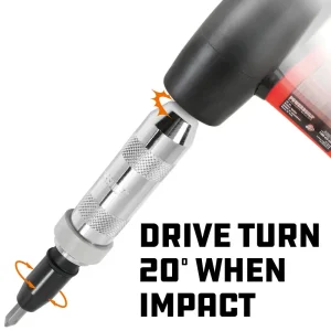 Powerbuilt 1/2 In. Drive Impact Driver with Steel Bits 648002