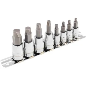 Powerbuilt 8 Piece Zeon Metric Hex Bit Socket Set for Damaged Bolts 642575