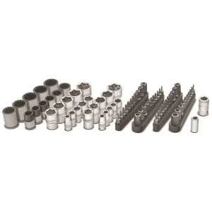 Powerbuilt 81 Piece Solutions Socket and Bit Set for Specialty and Damaged Fasteners 642568