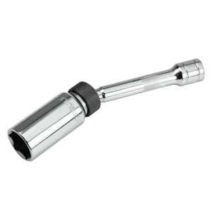 Powerbuilt 3/8 In. Drive x 5/8 In. x 6 In. Magnetic Swivel Spark Plug Socket 641852
