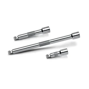 Powerbuilt 3 Piece 1/2 In. Drive Socket Extension Bar Set – Wobble Tip 640856