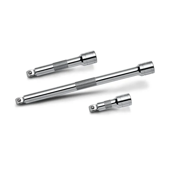 Powerbuilt 3 Piece 1/2 In. Drive Socket Extension Bar Set – Wobble Tip 640856