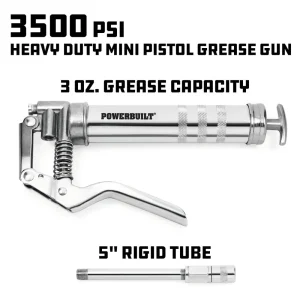 Powerbuilt Mini Pistol Grip Grease Gun 648755
