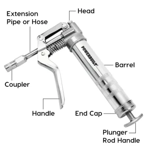 Powerbuilt Mini Pistol Grip Grease Gun 648755