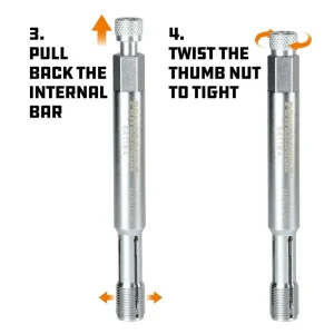 Powerbuilt 12 Millimeter Back-Tap Thread Repair Tool 641148