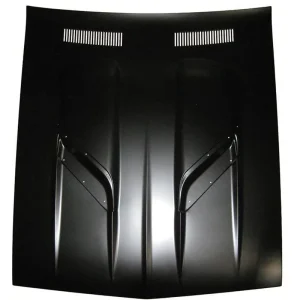 Golden Star Dual Scoops Twin Bulge Hood 1970-74 Plymouth Cuda HO10-704