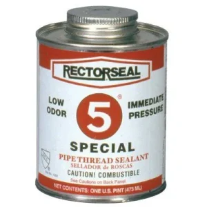 Rectorseal 26431 No. 5 Special Pipe Thread Sealants, 1 Pint Can, Yellow (1 Can)
