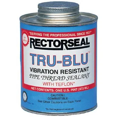 Rectorseal 31431 Tru-Blu Pipe Thread Sealants, 1 Pint Can, Blue (1 Can)