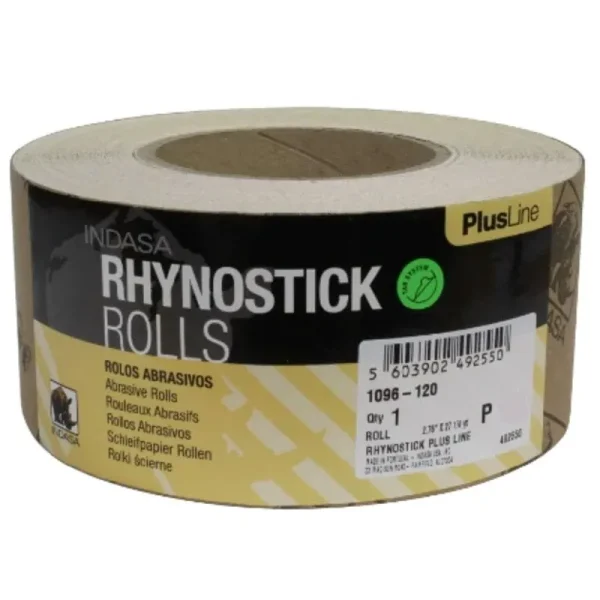 Indasa RHYNOSTICK PLUS LINE 2 3/4 in. x 25 Meters PSA Roll Sandpaper