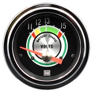 Stewart Warner Gauge Volt 12V 2 in. 375T