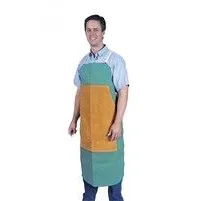 Tillman 6242FDLP 24″ x 42 Green Bib Apron with Leather Patch (1 Apron)