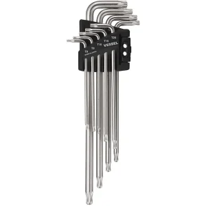 Vessel Ball End TORX L-Key Wrench 9 Piece Set 8509BTXU