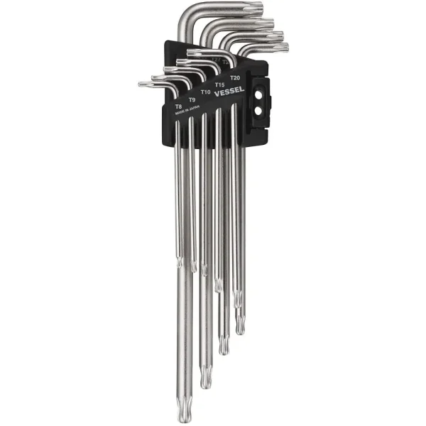 Vessel Ball End TORX L-Key Wrench 9 Piece Set 8509BTXU