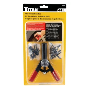 Titan Tools 41 pc. Poly Rivet Gun Kit 15056