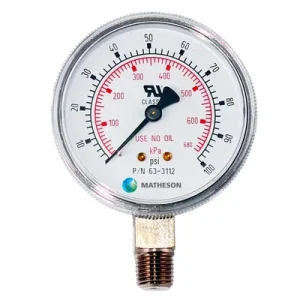 Pressure Gauge (Brass)