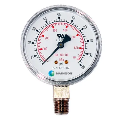 Pressure Gauge (Brass)