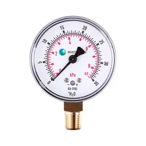 Very Low Pressure Gauge (Brass)