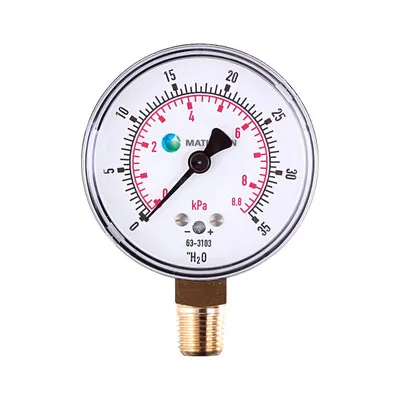 Very Low Pressure Gauge (Brass)