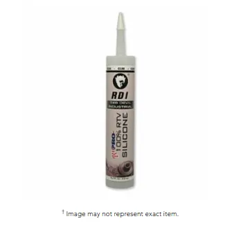 Red Devil 0826/OI RD PRO Industrial Grade RTV Sealants, 10.1 oz Cartridge, Clear (12 Cartridges)