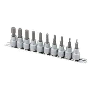 Titan Tools 10 pc. 3/8 in. Drive Metric Hex Bit Socket Set 16170