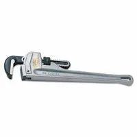 Ridgid 31100 Aluminum Straight Pipe Wrenches, Alloy Steel Jaw, 18 in (1 EA)