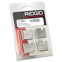 Ridgid 37835 Pipe Dies for OO-R, 111-R, 12-R, O-R, 11-R Ratchet Threaders or 30A, 31A 3-Way Pipe Threaders 1 SET