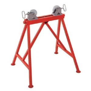Ridgid 64642 Pipe Stands, Adjustable Roller Stand w/Steel Wheels 1 EA