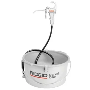 Ridgid 72327 Hand operated oiler with 54″ hose and hose fittings|Pump Gun Oiler with Hose|Pump Gun with Hose 1 EA