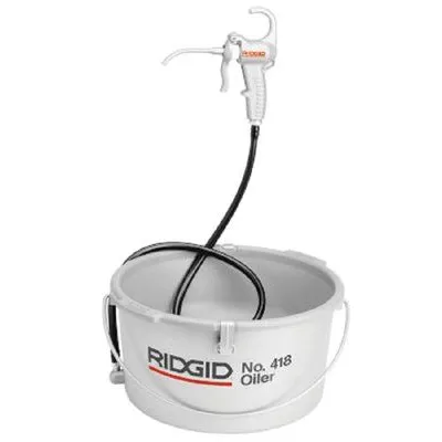 Ridgid 72327 Hand operated oiler with 54″ hose and hose fittings|Pump Gun Oiler with Hose|Pump Gun with Hose 1 EA