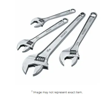 Ridgid 86927 Adjustable Wrenches, 18 in Long, 2 1/16 in Opening, Cobalt Plated 1 EA