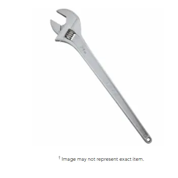 Ridgid 86932 Adjustable Wrenches, 24 in Long, 2 7/16 in Opening, Cobalt Plated 1 EA
