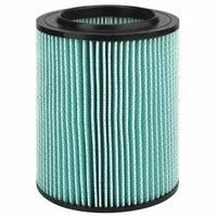 Ridgid 97457 5-Layer HEPA Filter f/5-20 Gallon Wet/Dry Vacuums, Green 1 EA