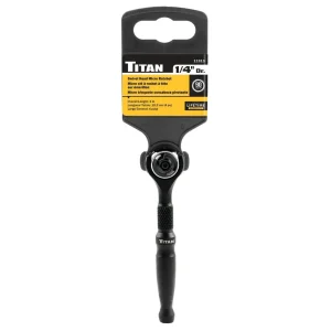 Titan Tools 1/4 in. Drive Micro Swivel Ratchet 11313