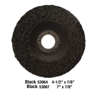 Gemtex Abrasives Strip Away Disc 7 in. Black 53067